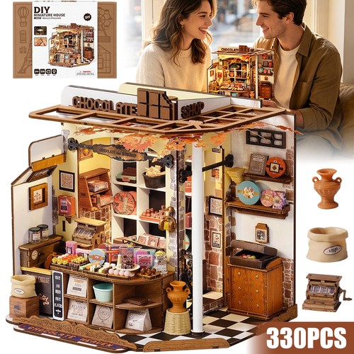 Wooden chocolate shop - wooden,
