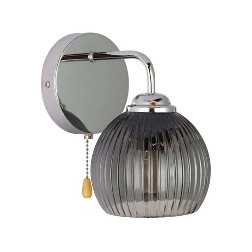 Reeded glass wall light - wall,