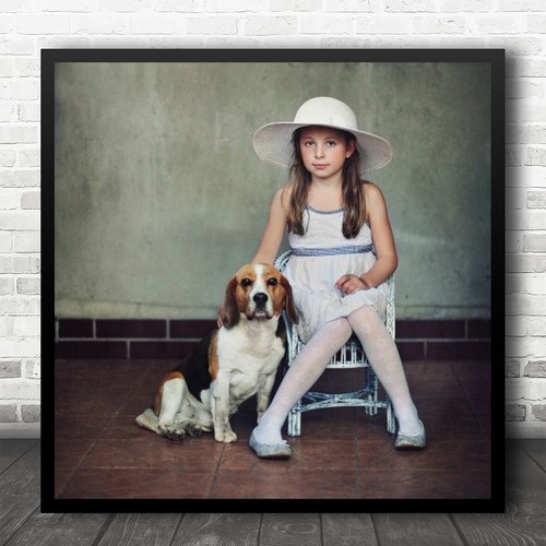 Portrait girl captive animal - captive,