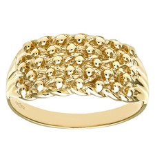 9ct yellow gold row - 9ct, 4