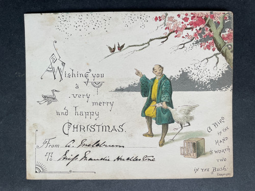 Victorian greeting card - greeting,