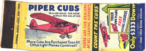 Piper cub light aircraft - piper,
