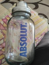 Absolut Vodka rare glass cocktail shaker - Unused.