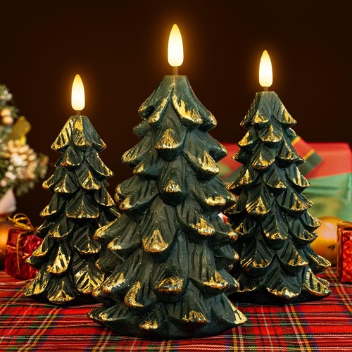Green christmas tree shaped - christmas,