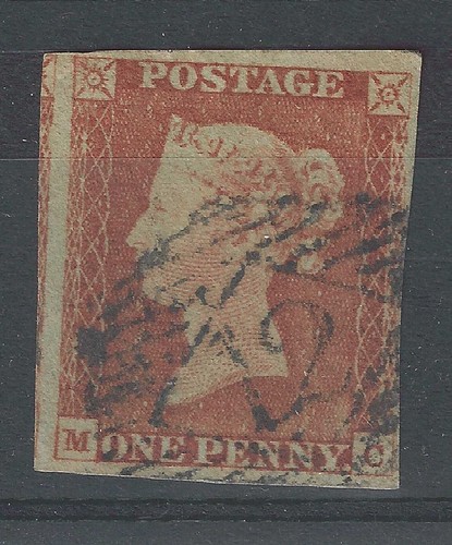 1841 penny red imperf - gb,