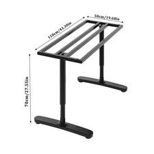 Dining Table Metal Steel Adjustable Height Coffee DIY Table Base Computer Stand