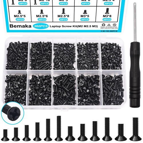360pcs laptop screws notebook - screws,