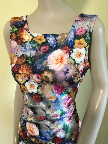 Goddiva floral dress size - goddiva,