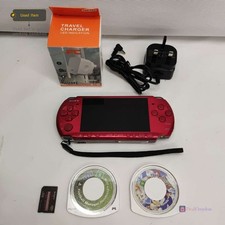 SONY PSP-3003 PLAY STATION PORTABLE HANDHELD GAMING CONSOLE WITH GAMES & CHARGER