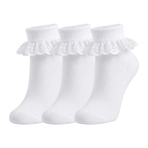 Girls frilly lace trim - lace,