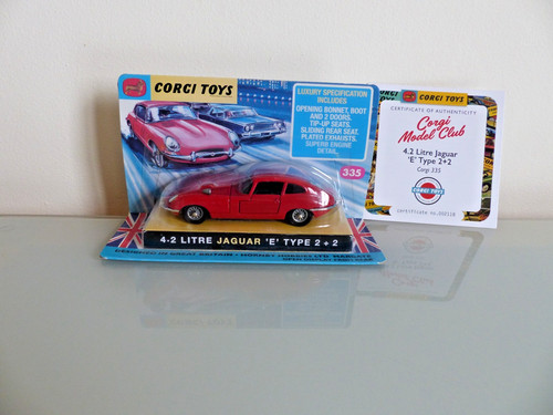 Corgi model club - club, reissue