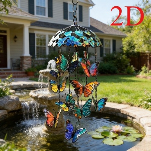 Butterfly wind chimes - butterfly,