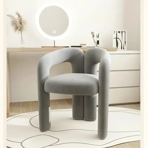 Curve velvet dining chair - curve,
