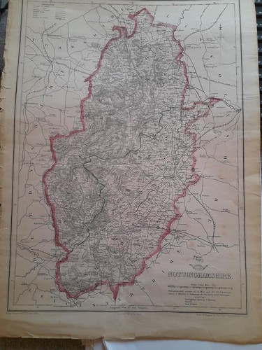 Antique map prints from 1880 - antique,