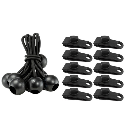 Bungee ball black loop elastic - black,