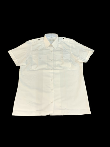Short sleeve white shirt - white,