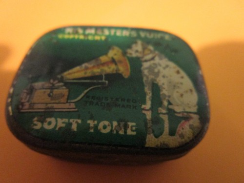 Gramaphone needle tin - tin, hmv
