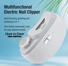 Electric Toe Nail Clippers For Thick Nails with light-Trimmer USB Rechargeable