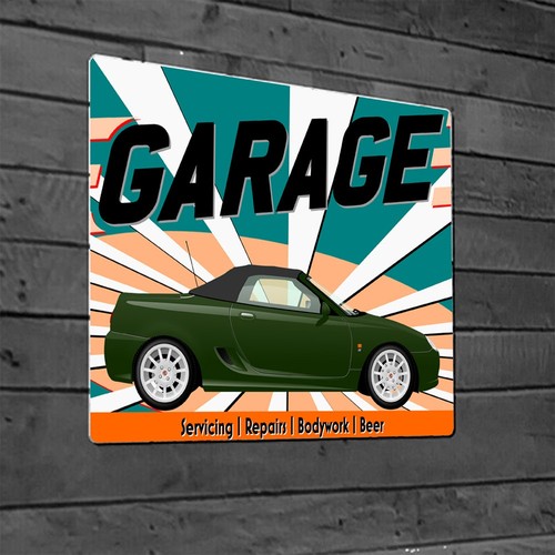 Personalised man cave - personalised, metal
