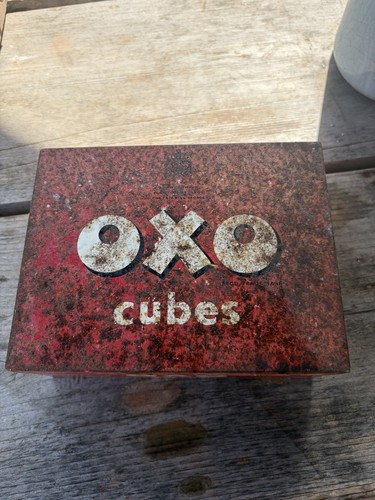 Vintage oxo tin cubes - oxo,