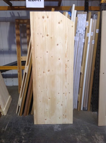 Braced pine ledged door - braced,,