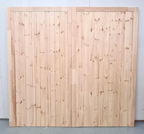 Wooden timber garage doors - timber,