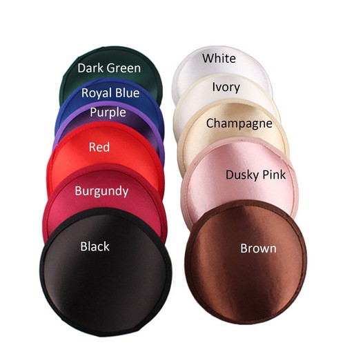 Round satin hat - round, for