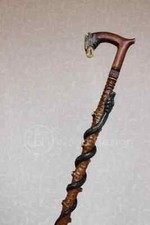 Walking sticks Eagle&Snake