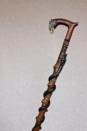 Walking sticks eagle snake - walking, eagle&snake