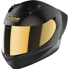 Nolan N60-6 SPORT GOLD EDITION MATT BLACK MOTORCYCLE HELMET GOLD VISOR INCLUDED