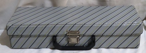 Vintage grey striped audio - grey,