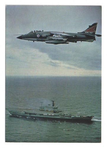 Postcard sea harrier 800 - of,