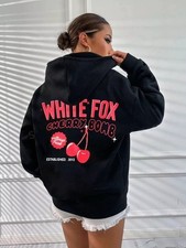 Girls Cherry⭐Fox ⭐Women Boutique Winter Hoodies Casual Sweatshirts TOP PLUS SIZE