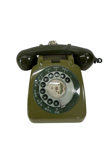 Vintage rotary dial telephone - vintage,