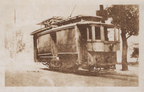 Ithaca street railway - railway, car