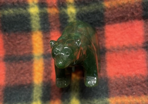 Vintage jade bear - jade,