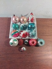 VINTAGE OLD GLASS CHRISTMAS