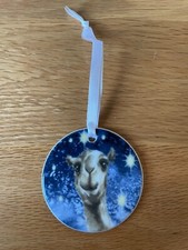 Royal Worcester Camel Christmas Decoration Hanging Tree Ornament Wrendale Design