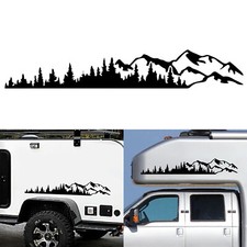 2x Mountain Range Car Side