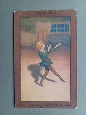1910s PC PETER PAN DANCING WITH HIS SHADOW by SYBIL BARHAM