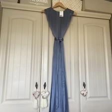 Dress Satin Airforce Blue H&M New With Tags M Fabulous Wedding Summer Party