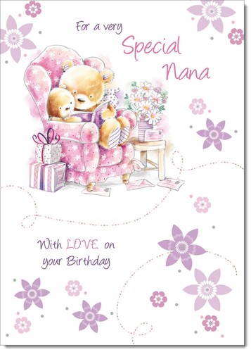 Doodlecards nana birthday - nana,