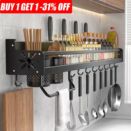 Kitchen hook rack wall - wall, mounted
