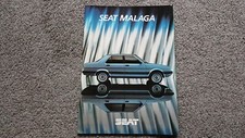 SEAT MALAGA 24 PAGES SALES BROCHURE 1985 1986