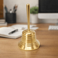 Solid Brass Call Bell Hand