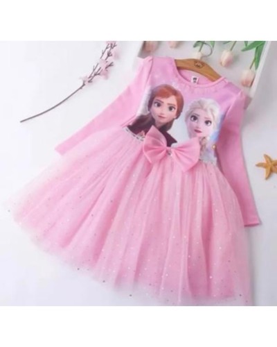 Girls dress applique frozen - applique,