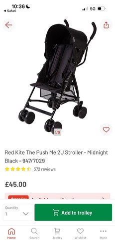 Red kite push - kite,