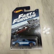 2016 Hot Wheels ‘70 Ford Escort Rs1600 6/8. Fast and Furious 6 rare 