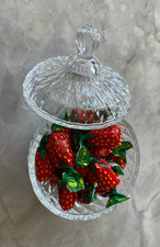 Glass Round Sweet Sugar Candy