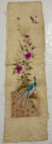 Vintage chinese silk natural - silk,